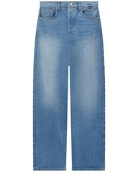 Rhude - Wide-Leg Denim Trousers Rhfw24Dp02012 Igo" - Lyst