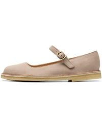 Clarks - Desert Jane Slipper "Sand Suede" 26180449" - Lyst