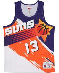 Mitchell & Ness - Paint Brush Nn Mesh Tank "Suns Steve Nash" Tnmk5123 Psuyysnamtwh" - Lyst