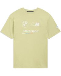 PUMA - Bmw Motorsports Essentials Logo Stripe Tee 629224 05" - Lyst