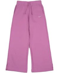 Nike - Nsw Phoenix Fleece Wide Leg Sweatpants "Lt Sail" Ih1011 503" - Lyst