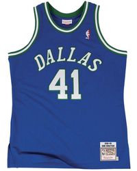 Mitchell & Ness - Nba Authentic Road Jersey Dallas Mavericks 98 Dirk Nowitzki "Royal" Ajy4Gs18082 Dmaroya98Dno" - Lyst