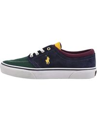 Polo Ralph Lauren - Faxon X Color-Blocked Canvas Sneaker 816923115 001" - Lyst