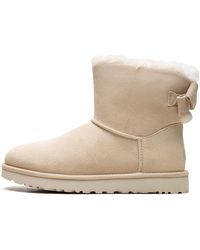 UGG - Mini Bailey Suede Bow Wmns "Cream" 1153514 Crm" - Lyst