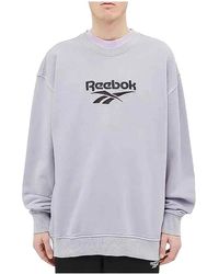 Reebok - Cl Premium Vector Crew Haze" Fk2476" - Lyst