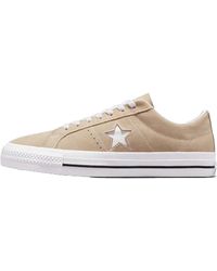 Converse - One Star Pro Vintage Suede Low "Oat Milk" A04155C" - Lyst
