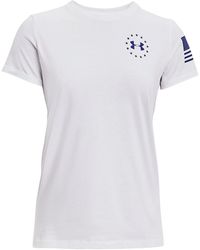 Under Armour - Freedom Banner T-Shirt Royal" 1352160 101" - Lyst