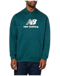 New Balance - Sport Essentials Fleece Logo Hoodie "Medusa" Mt41505Aav" - Lyst