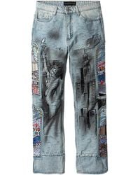 Who Decides War - Dual Patch Pocket Pant "Sky" Aw23 Dnm 008 Sky" - Lyst