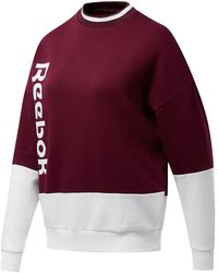 Reebok - Training Essentials Logo Crew Sweatshirt Fu2187" - Lyst
