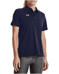 Under Armour - Tech Team Polo Shirt "Midnight 1370431 410" - Lyst