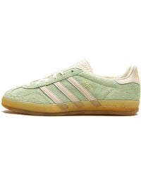 adidas - Gazelle Indoor "semi Green Spark" Shoes - Lyst