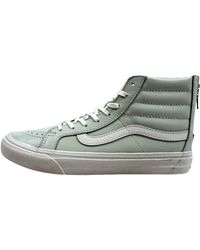 Vans - Sk8 Hi Slim Zip Leather "Light" Vn0A38Grmri" - Lyst