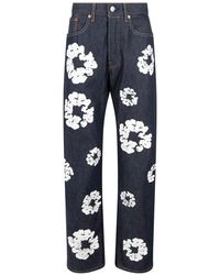 DENIM TEARS - The Cotton Wreath Denim Jeans "Selvedge" Dt17" - Lyst