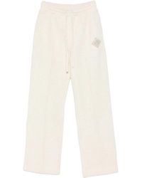 CASABLANCA - Cashmere Terry Pants "Off" Aw25 Jtr 311 01" - Lyst