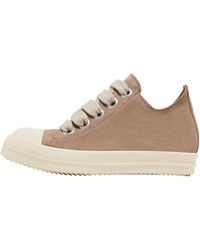 Rick Owens - Hollywood Jumbo Laced Low Sneaker "Flesh Milk" Ru01E5893 Lvsw2 6411" - Lyst