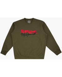 Supreme Crew neck sweaters for Men | Lyst