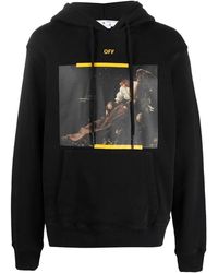 Off-White c/o Virgil Abloh - Arrow Caravaggio St. Fran Slim Hoodie Ombb097C99Fle0161001" - Lyst