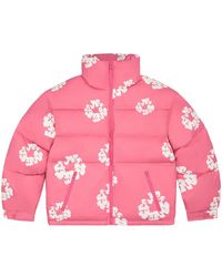 DENIM TEARS - Cotton Wreath Puffer Down Jacket Dt336" - Lyst