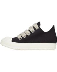 Rick Owens - Scarpe Denim Jumbolace Low Milk" Ds01F4819 Dow2 911" - Lyst