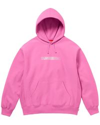 Supreme - Swarovski Motion Logo Hooded Sweatshirt "Fw25 - Lyst