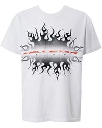 HELLSTAR - Gradient Flame Sports Logo T-Shirt Hsr352" - Lyst