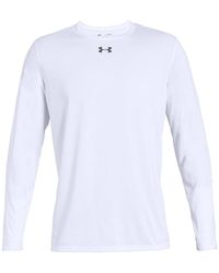 Under Armour - Locker T-Shirt 2.0 Long Sleeve Shirt Graphite" 1305776 100" - Lyst