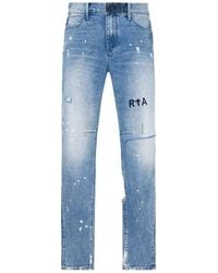 RTA - Clayton Distressed Paint Skinny Jeans Mh24D625 B1182Diswp" - Lyst