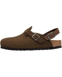 Birkenstock - Tokio Suede Leather "Carafe" 1032024" - Lyst