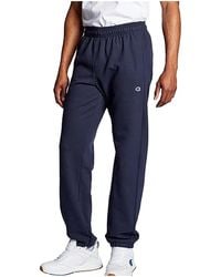Champion - Powerblend Fleece Relaxed Bottom Pants Cp0894 031" - Lyst
