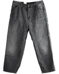 Carhartt - Og Double Knee Denim Pants Grind Wash" I036273 89 B7" - Lyst