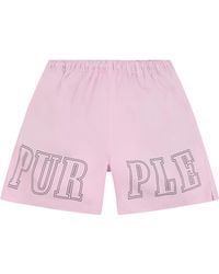 Purple Brand - Slab Wordmark All Round Short P504 Ppsp826" - Lyst