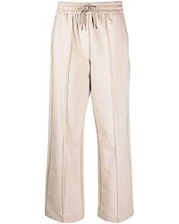 Brunello Cucinelli - Cotton Wide Leg Trousers "Soft Stone" Brun2638" - Lyst