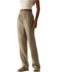 Kith - Ida Monogram Silk Straight Leg Pant "Khaki" 191" - Lyst