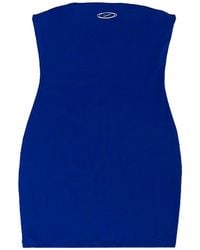 Nike - Sportswear Tight Tube Dress "Old Royal Metallic" Iu2644 417" - Lyst