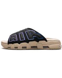 Nike - Air More Uptempo Slide "black Sanddrift Iridescent" Shoes - Lyst