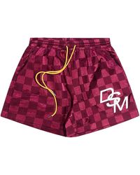 DIET STARTS MONDAY - Checkered Nylon Shorts Dsm Ps26 031" - Lyst
