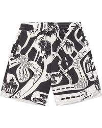 Rhude - Strada Silk Short Rhss24Sh161741190119" - Lyst