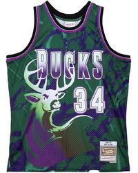 Mitchell & Ness - Team Marble Swingman Jersey "Nba Milwaukee Bucks 1996 Ray Allen" Tfsm1278 Mbu96Ralgren" - Lyst