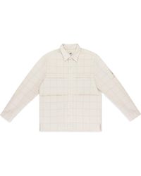 Aimé Leon Dore - New Balance Grid Button-Down Shirt "Off- Nb23Wt000 Birch" - Lyst