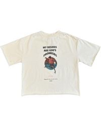 Astrum - My Desires T-Shirt "Cream" Ast037" - Lyst