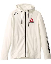 Reebok - Ufc Fighter Kit Walkout Hoodie "Chalk Cd8586" - Lyst