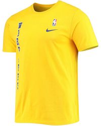Nike - Nba Gs Warriors T‑Shirt "Hardwood Classics Performance" A00261 728" - Lyst
