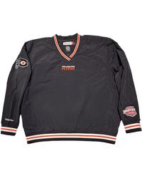 Mitchell & Ness - Classic Nylon Pullover Current Logo "Nhl Flyers" Ojpo7221 Pflyypppblck" - Lyst