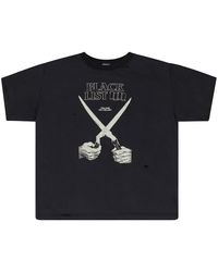 Protocol Index - Blacklist Distressed T-Shirt Pi00020" - Lyst