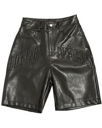 Bottega Desires - Leather Shorts Bd027" - Lyst
