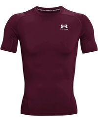 Under Armour - Heatgear Compression Short Sleeve 1361518 609" - Lyst