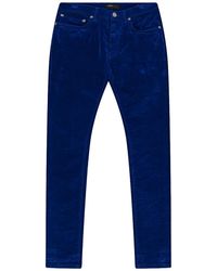 Purple Brand - Velours Flocked Skinny Jeans P001 Vfeb424" - Lyst
