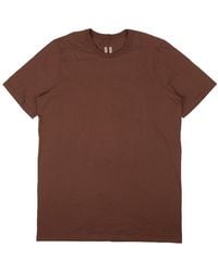 Rick Owens - Throat Cotton Level Short Sleeve T-Shirt Tcls001" - Lyst