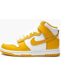 nike high top yellow